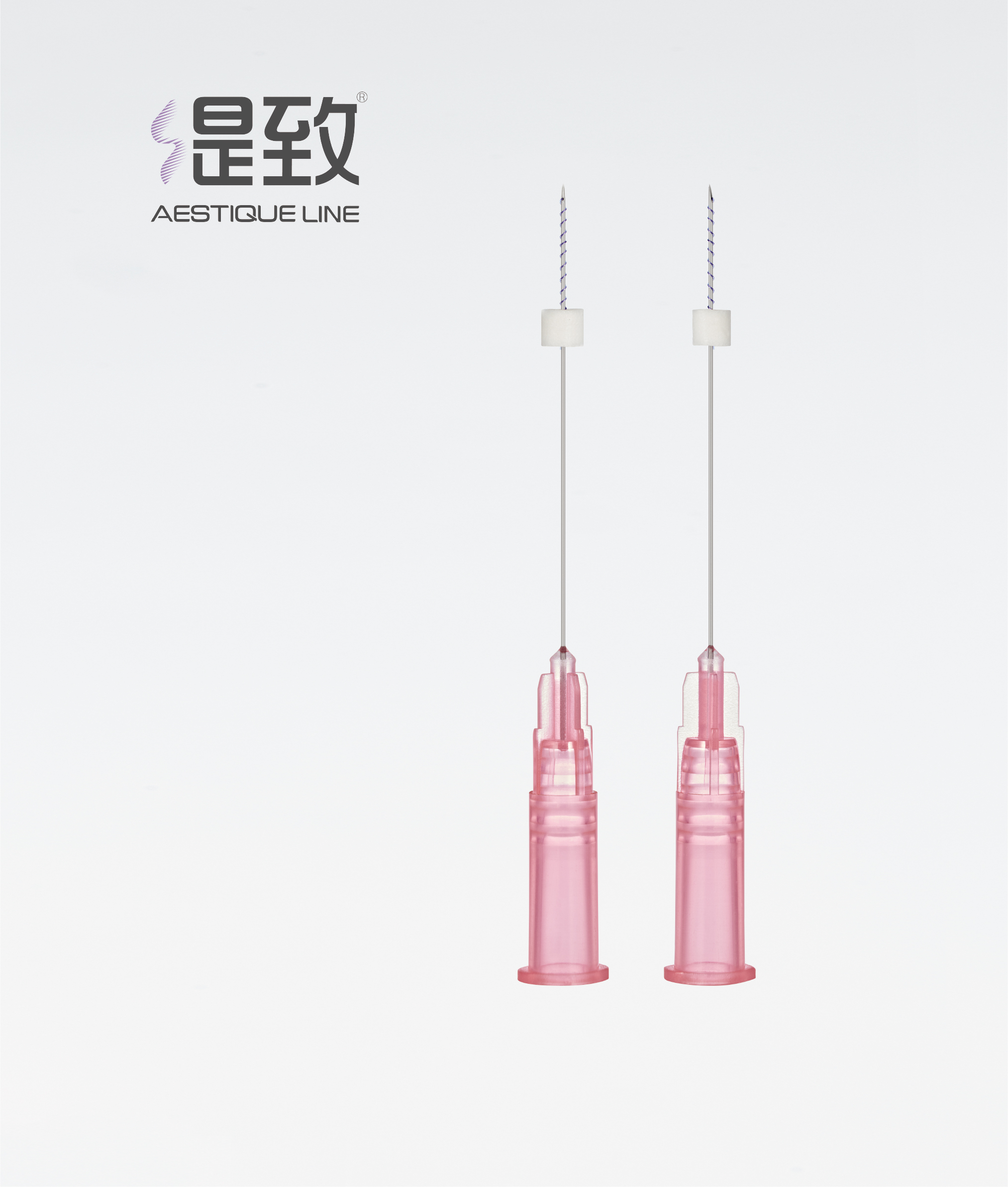 单股环绕线 染紫色 锐针